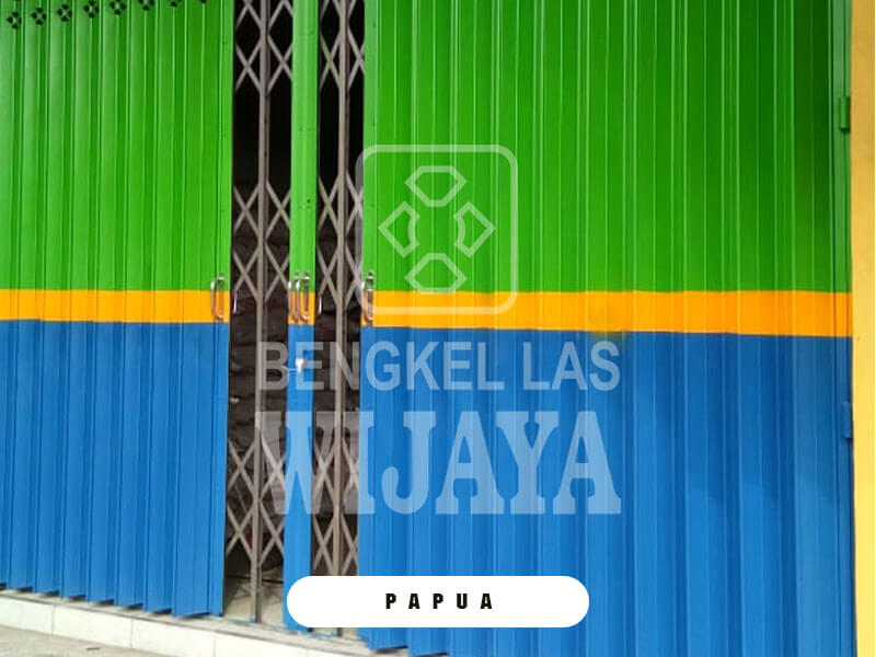 Pintu Harmonika Papua, Proteksi Bangunan dengan Harga Ekonomis