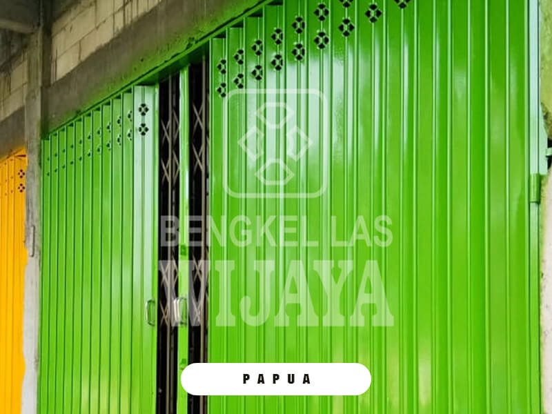 Pintu Harmonika Papua, Proteksi Bangunan dengan Harga Ekonomis