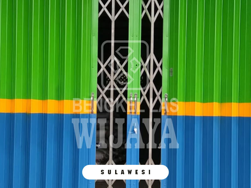 Pintu Harmonika Sulawesi, Perlindungan Bangunan Berkualitas dari Wijaya Harmonika